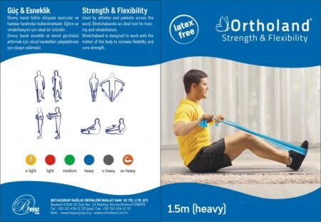 Egzersiz Bandı 46 Metre / Mavi / Heavy