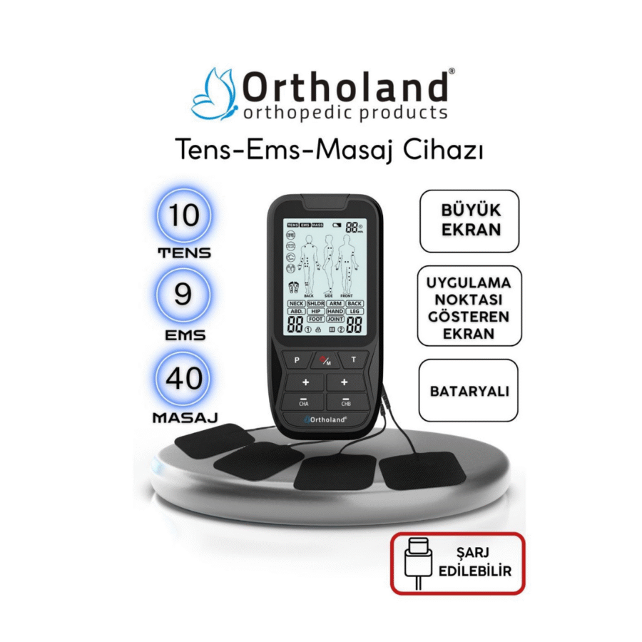 Ortholand Tens Ems Masaj Cihazı 2 Kanallı